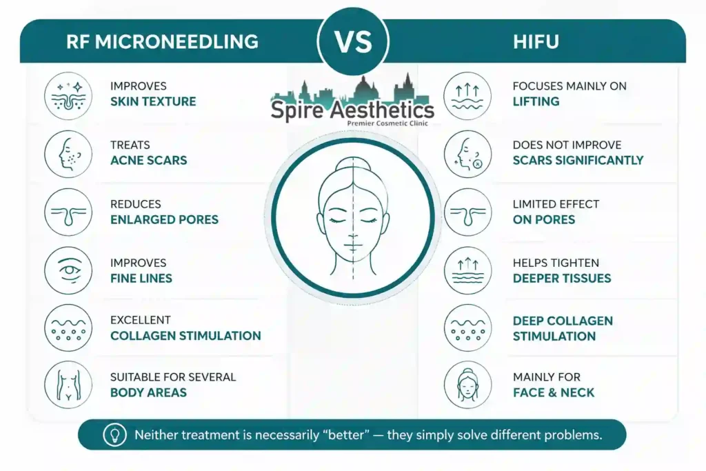 RF Microneedling vs HIFU: Which Treatment Gives Better Results Henley-on-Thames?